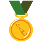 medaglia d’oro + bottiglia stappata