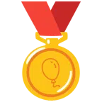 medaglia d’oro + palloncino