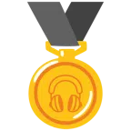 medaglia d’oro + cuffie
