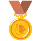 medaglia d’oro + lumaca
