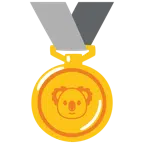 medaglia d’oro + koala