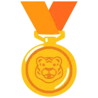 medaglia d’oro + muso di tigre