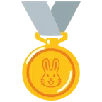 medaglia d’oro + muso di coniglio