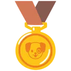 medaglia d’oro + muso di cane