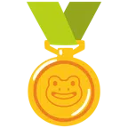 medaglia d’oro + rana