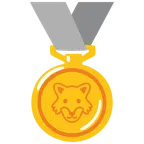 medaglia d’oro + lupo