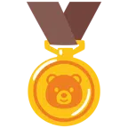 medaglia d’oro + orso