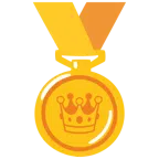 medaglia d’oro + corona