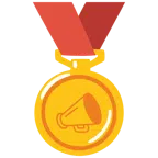 medaglia d’oro + megafono