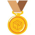 medaglia d’oro + pacco