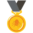 medaglia d’oro + ragno