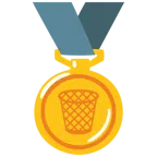 medaglia d’oro + cestino