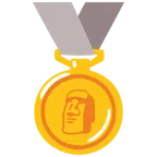 medaglia d’oro + Moai