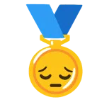 medaglia d’oro + faccina pensierosa