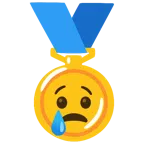 medaglia d’oro + faccina che piange