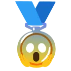 medaglia d’oro + faccina terrorizzata