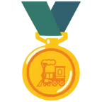medaglia d’oro + locomotiva
