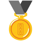 medaglia d’oro + semaforo verticale