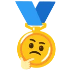 medaglia d’oro + faccina concentrata