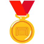 medaglia d’oro + porta da calcio