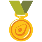medaglia d’oro + avocado
