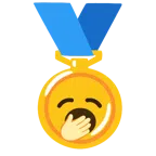 medaglia d’oro + faccina che sbadiglia