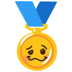 medaglia d’oro + faccina stordita