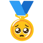 medaglia d’oro + faccina supplichevole