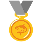 medaglia d’oro + squalo