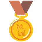 medaglia d’oro + cervo