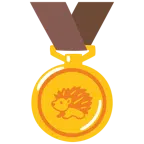 medaglia d’oro + riccio