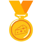 medaglia d’oro + fetta di formaggio