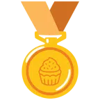 medaglia d’oro + cupcake