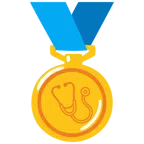 medaglia d’oro + stetoscopio