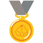 medaglia d’oro + roccia