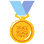 medaglia d’oro + palla da discoteca