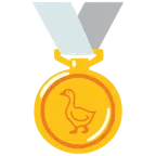 medaglia d’oro + oca