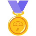 medaglia d’oro + ombrello