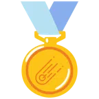 medaglia d’oro + cometa