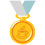 medaglia d’oro + bevanda calda