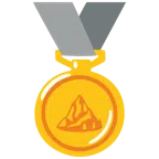 medaglia d’oro + montagna