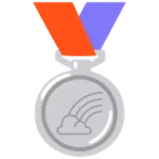 medaglia d’argento + arcobaleno
