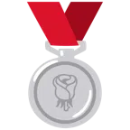 medaglia d’argento + rosa