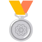 medaglia d’argento + fiore