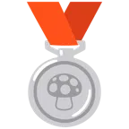 medaglia d’argento + fungo