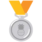 medaglia d’argento + ananas