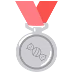 medaglia d’argento + caramella