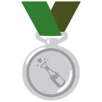 medaglia d’argento + bottiglia stappata