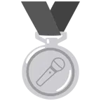 medaglia d’argento + microfono