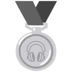 medaglia d’argento + cuffie